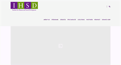 Desktop Screenshot of ihsdinc.org
